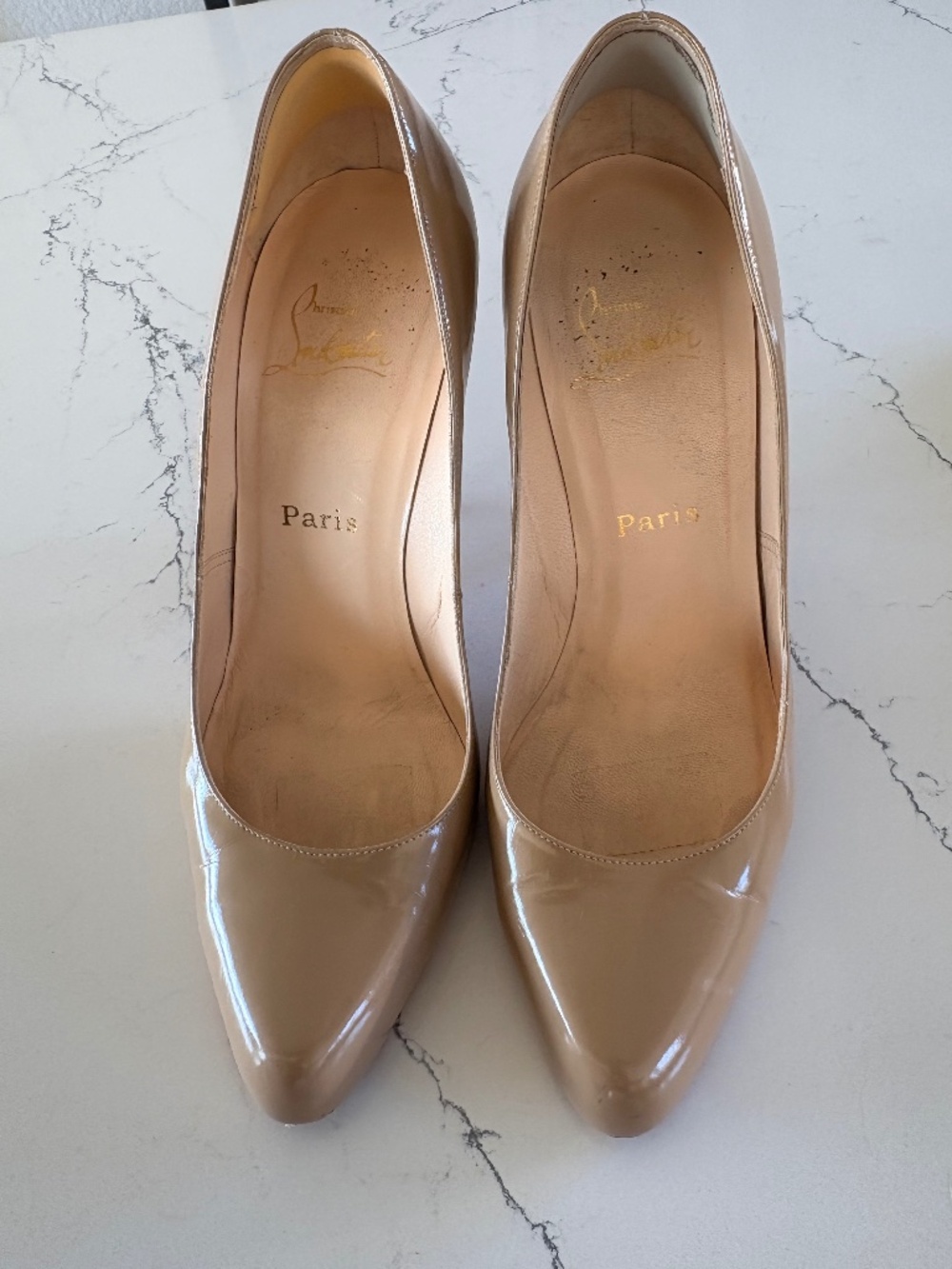 Used Nude Louboutin Heels